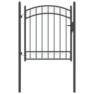 vidaXL Ograjna vrata EMMEN 104 x 98,5 cm Zaklenljivo