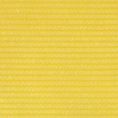 vidaXL Balkonsko platno rumeno 120x500 cm HDPE