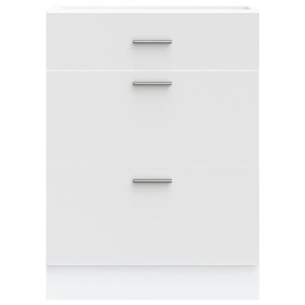 vidaXL Kuhinjska osnovna omarica &ldquo;Lyon&rdquo; bela inženirski les