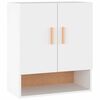 vidaXL Stenska omarica bela 60x31x70 cm konstruiran les