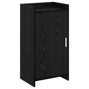 vidaXL Omara za čevlje Črni hrast 48 x 36 x 92 cm Inženirski les