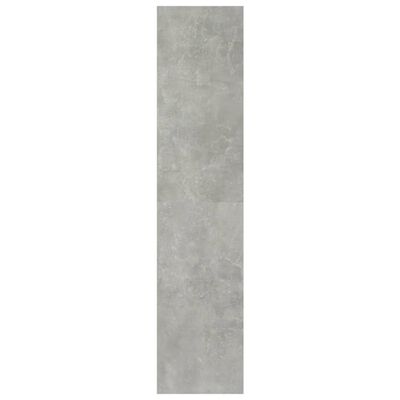 vidaXL Knjižna omara/pregrada betonsko siva 100x30x135 cm