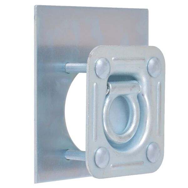 vidaXL Privezni obroči za prikolico 6 kosov pocinkano jeklo 2000 kg