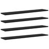 vidaXL Polica za knjige 3 ravni 4 kos 100 x 20 x 1,5 cm Inženirski les