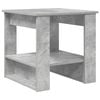 vidaXL Klubska miza Betonsko siva 51 x 50 x 50 cm Inženirski les