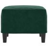 vidaXL Stolček za noge temno zelen 60x50x41 cm žamet