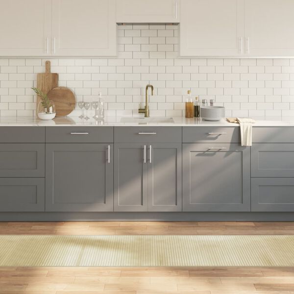 vidaXL Preproga pravokotna svetlo naravna 60x300 cm bambus