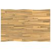 vidaXL Pravokotna miza 80 x 60 x 3,2 cm Pravokotna Masiven les akacije