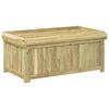 vidaXL Zunanja blazina v &scaron;katli Impregnirana borovina 104 x 60 x 47 cm