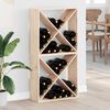 vidaXL Stojalo za vino 2 pcs Naravna 62 x 25 x 62 cm