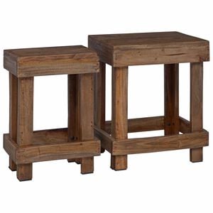 vidaXL Stojalo za rastline 2 kos Rjava 70 x 11 x 27 cm