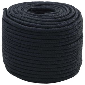 vidaXL Večnamenska vrv 12 mm 25 m Kraljevo modra Poliester