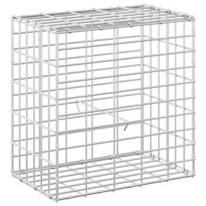 vidaXL Gabion z 5 mm žico in mrežo 5x10 cm 50x30x50 cm Pocinkano jeklo