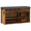 vidaXL Lavica za čevlje iz starega lesa 82x32x45,5 cm
