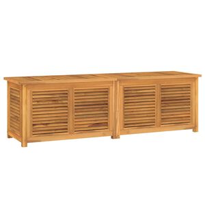vidaXL Vrtna &scaron;katla z vrečo 175x50x55 cm trdna tikovina