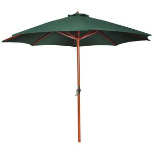 vidaXL Senčnik zelen 258 cm