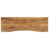 vidaXL Mizna plo&scaron;ča ukrivljena 160x50x2,5 cm trden mangov les