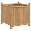 vidaXL Cvetlično korito 50x50x50 cm bambus