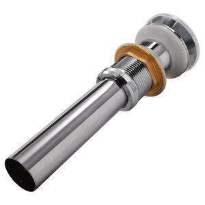 vidaXL Odtok za umivalnik pop up nerjaveče jeklo