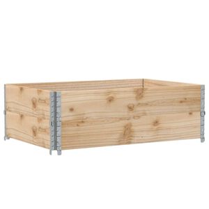 vidaXL Vrtno korito 120x80 cm trdna borovina