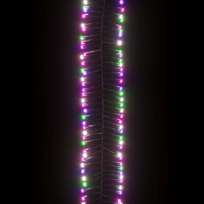vidaXL LED veriga s 1000 LED lučkami pastelna pisana 11 m PVC