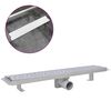 vidaXL Kanaleta za tu&scaron; mehurčki 630x140 mm nerjaveče jeklo