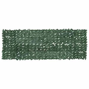 vidaXL Balkonsko platno s temno zelenim listjem 300x100 cm