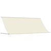 vidaXL Zložljiva tenda krem 350x150 cm tkanina in jeklo