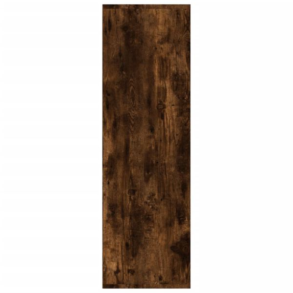 vidaXL Knjižna omara dimljeni hrast 98x29x97,5 cm