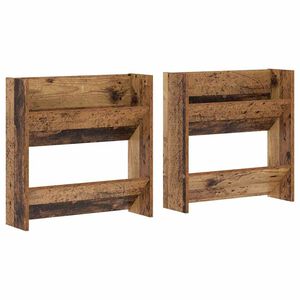 vidaXL Omara za čevlje 2 kos 60 x 18 x 60 cm Inženirski les Star les