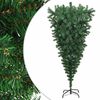 vidaXL Novoletne jelke PVC, Steel Zelena