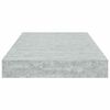 vidaXL Stenske police 4 kosi betonsko sive 40x23x3,8 cm MDF