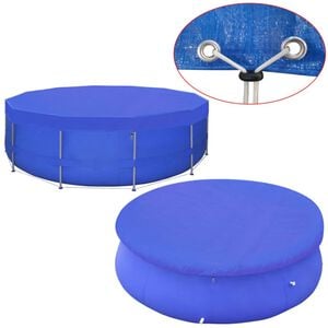 vidaXL Pokrivalo za bazen PE okroglo 460 cm 90 g/m&sup2;