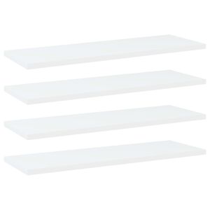 vidaXL Dodatne police za omaro 4 kosi bele 60x20x1,5 cm iverna plo&scaron;ča