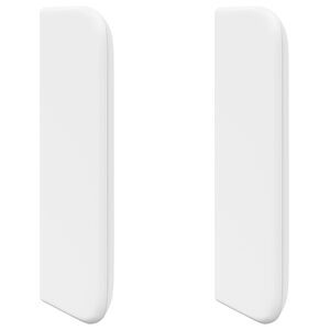 vidaXL U&scaron;esni vzglavnik Bela PVC