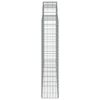 vidaXL Obokane gabion košare 7 kosov 200x30x140/160cm pocinkano železo