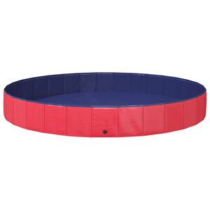 vidaXL Otro&scaron;ki bazen &Oslash;300 x 38 cm Okrogla za Otroci za Rdeča