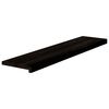 vidaXL Podloge za stopnice 16 kosov rjave 110x30x2 cm trdna hrastovina