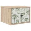 vidaXL Stenska nočna omarica GOTHA Sonoma hrast 36 x 33 x 25 cm