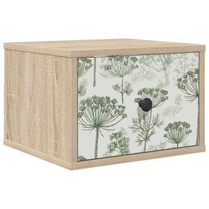 vidaXL Stenska nočna omarica GOTHA Sonoma hrast 36 x 33 x 25 cm