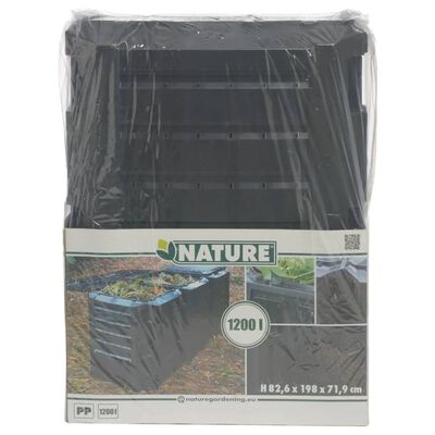 Nature Kompostnik črne barve 1200 L