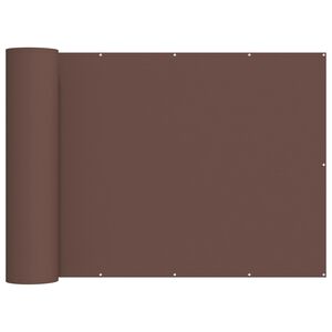 vidaXL Zaslon za zasebnost na balkonu 200 x 500 cm Blago s PU prevleko