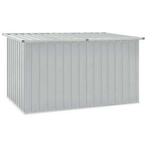 vidaXL Vrtna &scaron;katla za shranjevanje siva 171x99x93 cm