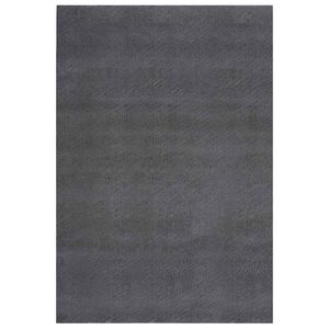 vidaXL Kosmata preproga antracitna 240x340 cm poliester