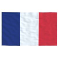 vidaXL Francoska zastava 90x150 cm