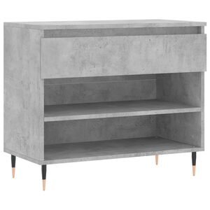 vidaXL Omarica za čevlje betonsko siva 70x36x60 cm inženirski les