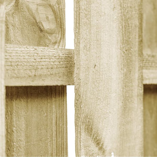 vidaXL Vrtna vrata impregnirana borovina 100x75 cm