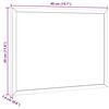 vidaXL Tabla iz plute z okvirjem iz masivnega borovega lesa 40x30 cm