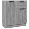 vidaXL Komoda siva sonoma 60x30x70 cm inženirski les