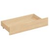 vidaXL Posteljni okvir z 2 predaloma trdna borovina 90x200 cm